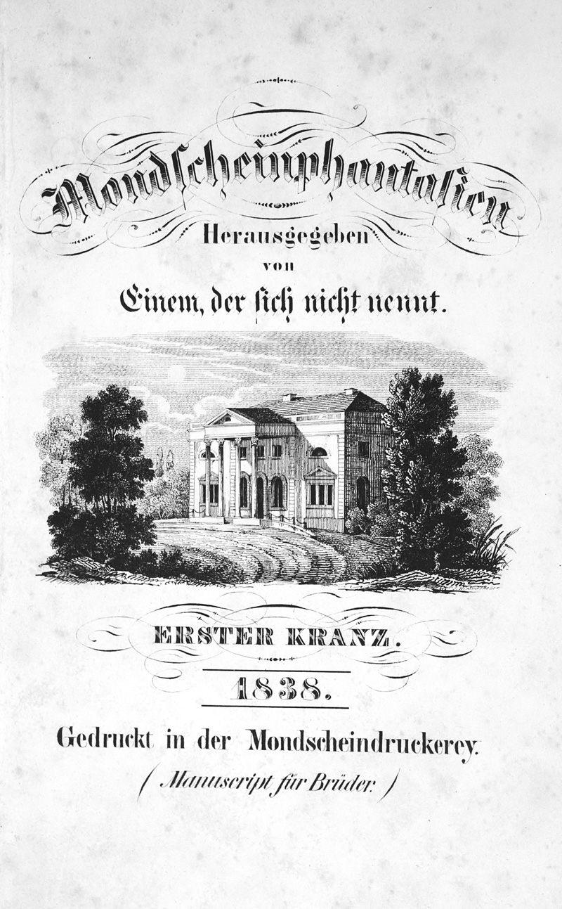 Lot 2076, Auction 126, Mondscheinphantasien, Herausgegeben von Einem, der sich nicht nennt