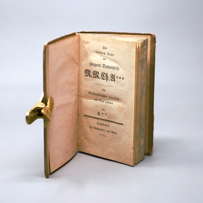 Lot 2091, Auction 126, Rathlef, Ernst Lorenz Michael, Die letztern Tage der jüngern Demoiselle M. M. Ch. A***