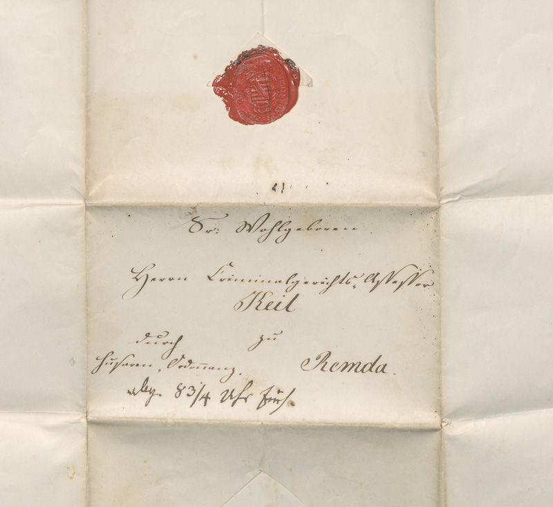 Lot 2526, Auction  126, Müller, Friedrich von, Brief an den Assessor Keil. 1848