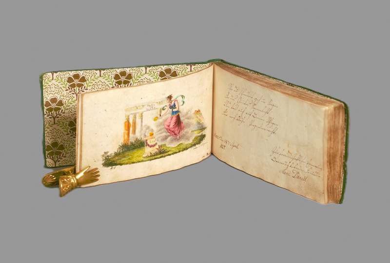 Lot 2545, Auction  126, Stammbuch, Emma Strauwald aus Schlesien. 1824-1834