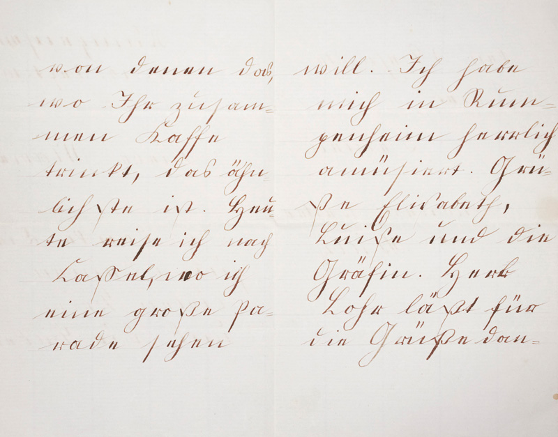 Lot 2603, Auction  126, Wilhelm II., Deutscher Kaiser, Brief als vierjähriges Kind an eine Cousine. 1863