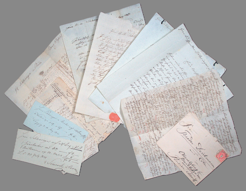 Lot 2633, Auction 126, Schlesinger, Adolph Martin, Geschäftskorrespondenz seiner Musikalienhandlung. 1797-1834