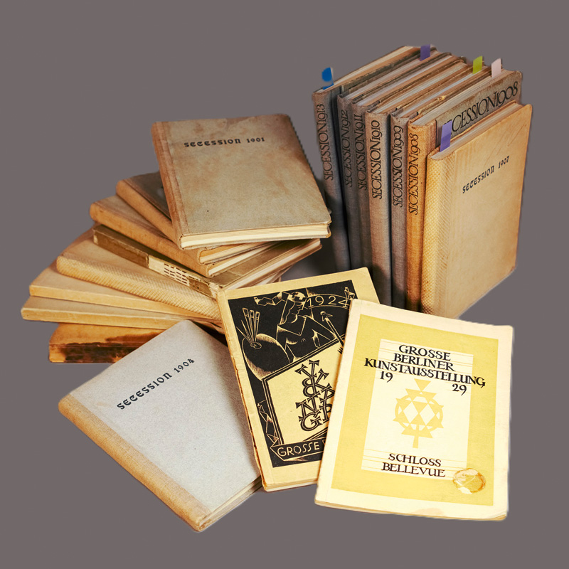 Lot 3025, Auction 126, Berliner Secession, 18 Kataloge der Ausstellungen der Berliner Secession