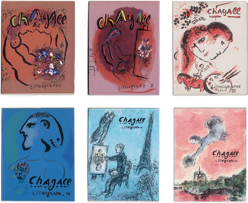 Lot 3045, Auction 126, Cain, Julien und Chagall, Marc - Illustr., Lithographe I-VI