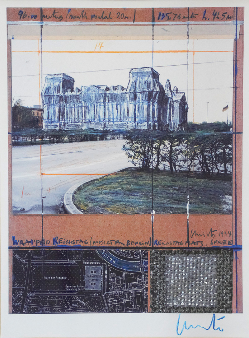 Lot 3049, Auction  126, Christo, Wrapped Reichstag/Project for Berlin