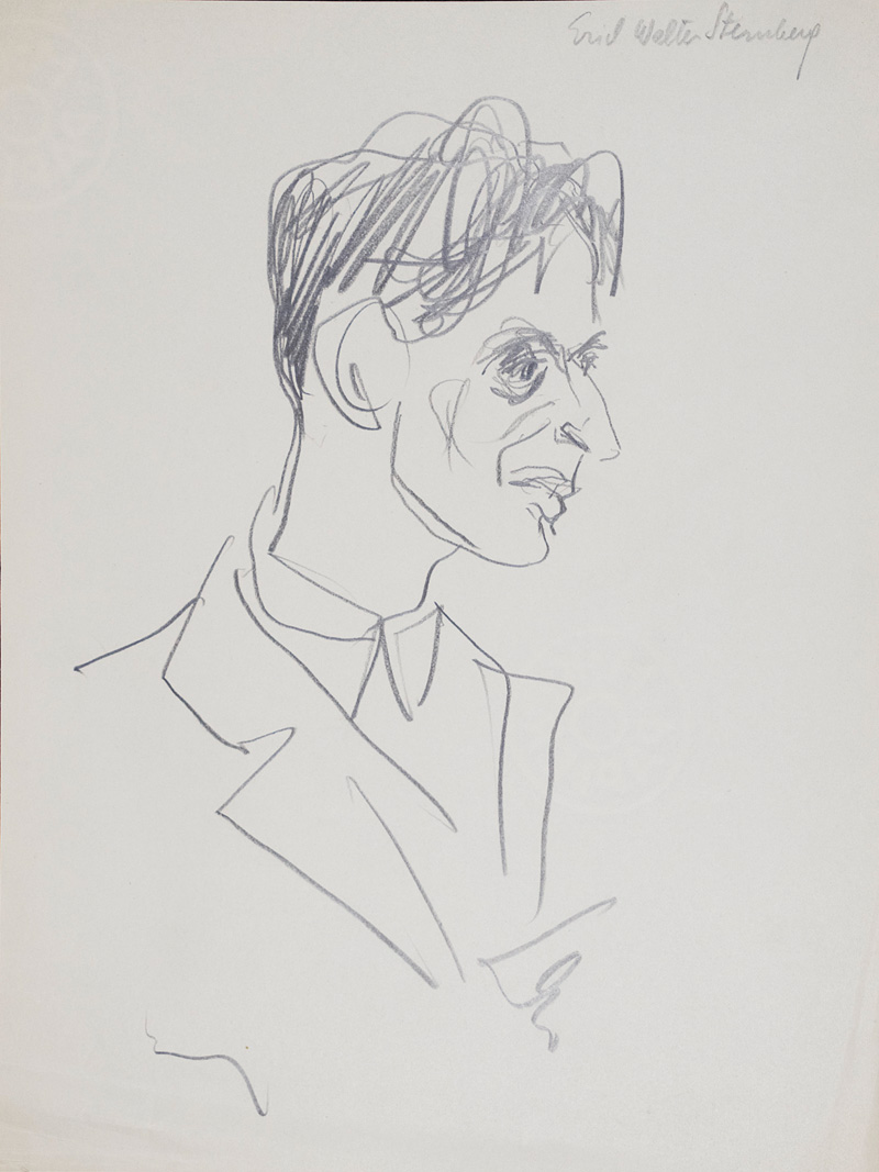 Lot 3077, Auction 126, Dolbin, Benedikt Fred, Portrait von Erich Walter Sternberg