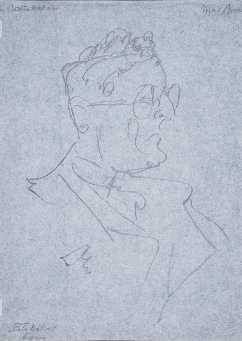 Lot 3083, Auction 126, Dolbin, Benedikt Fred, Portrait von Max Brod