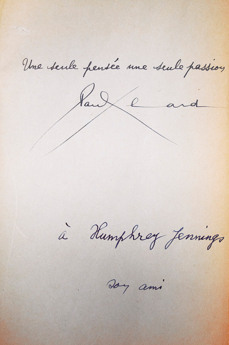 Lot 3098, Auction 126, Eluard, Paul, Au Rendez-vous allemand (Widmungsexemplar)