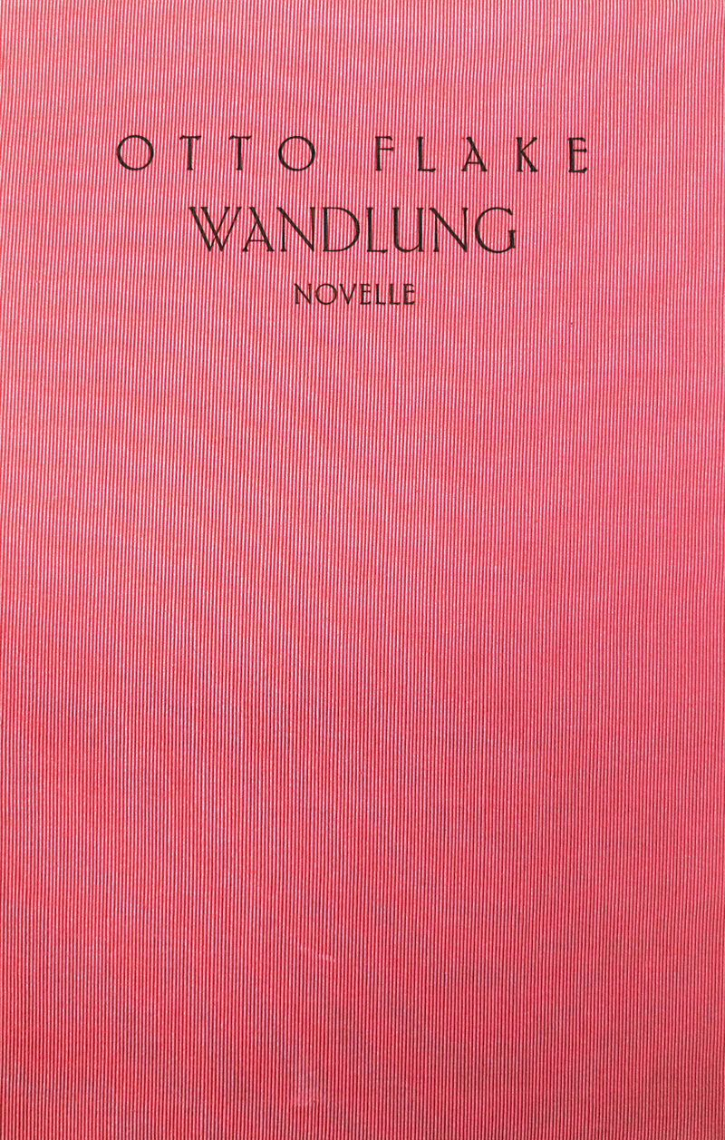 Lot 3116, Auction  126, Flake, Otto, Wandlung