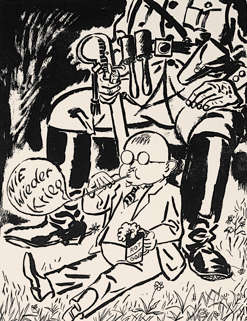 Lot 3141, Auction 126, Grosz, George, Das neue Gesicht der herrschenden Klasse. Berlin, Malik, 1930