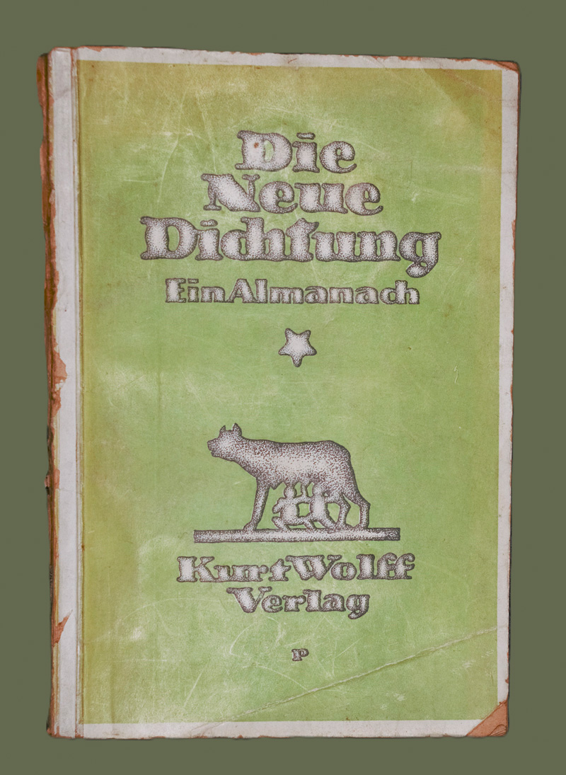Lot 3265, Auction 126, Neue Dichtung, Die und Kafka, Franz, Die Neue Dichtung. Ein Almanach. Leipzig, Kurt Wolff, 1918