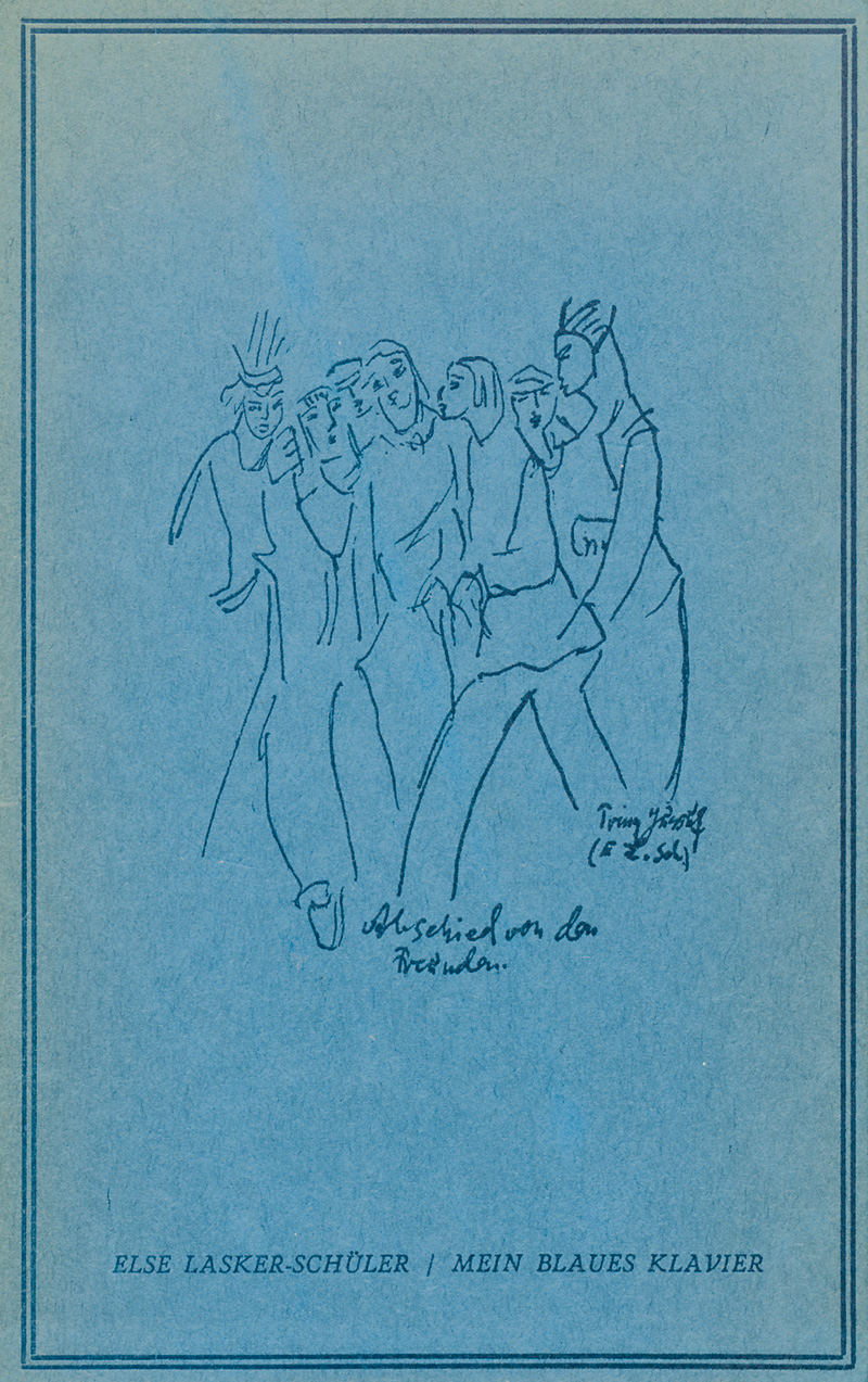 Lot 3293, Auction  126, Lasker-Schüler, Else, Mein blaues Klavier. Jerusalem 1943