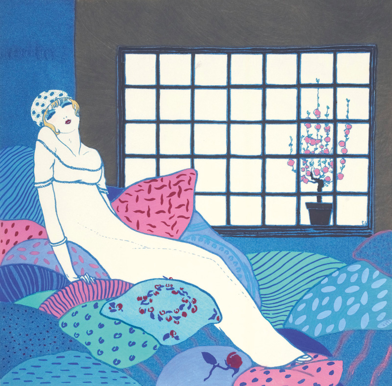 Lot 3300, Auction 126, Lepape, Georges, Les choses de Paul Poiret vues par Georges Lepape. Mit 12 Orig.-Farblithographien. Paris 1911