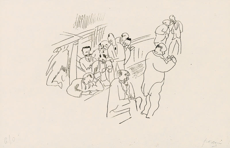 Lot 3330, Auction 126, Morand, Paul und Pascin, Jules - Illustr., Fermé la Nuit (Vorzugsausgabe)