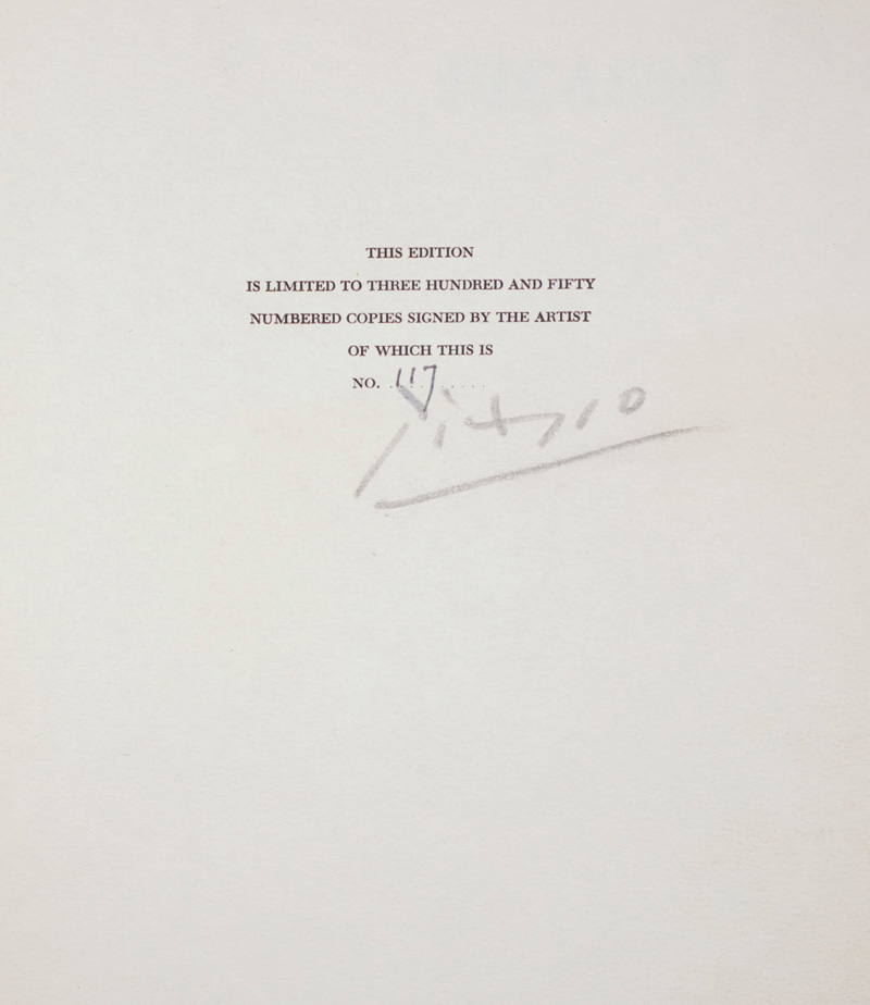 Lot 3336, Auction 126, Janis, Harriet und Sidney und Picasso, Pablo - Illustr., Picasso - The Recent Years 1939-1946 (signiert)