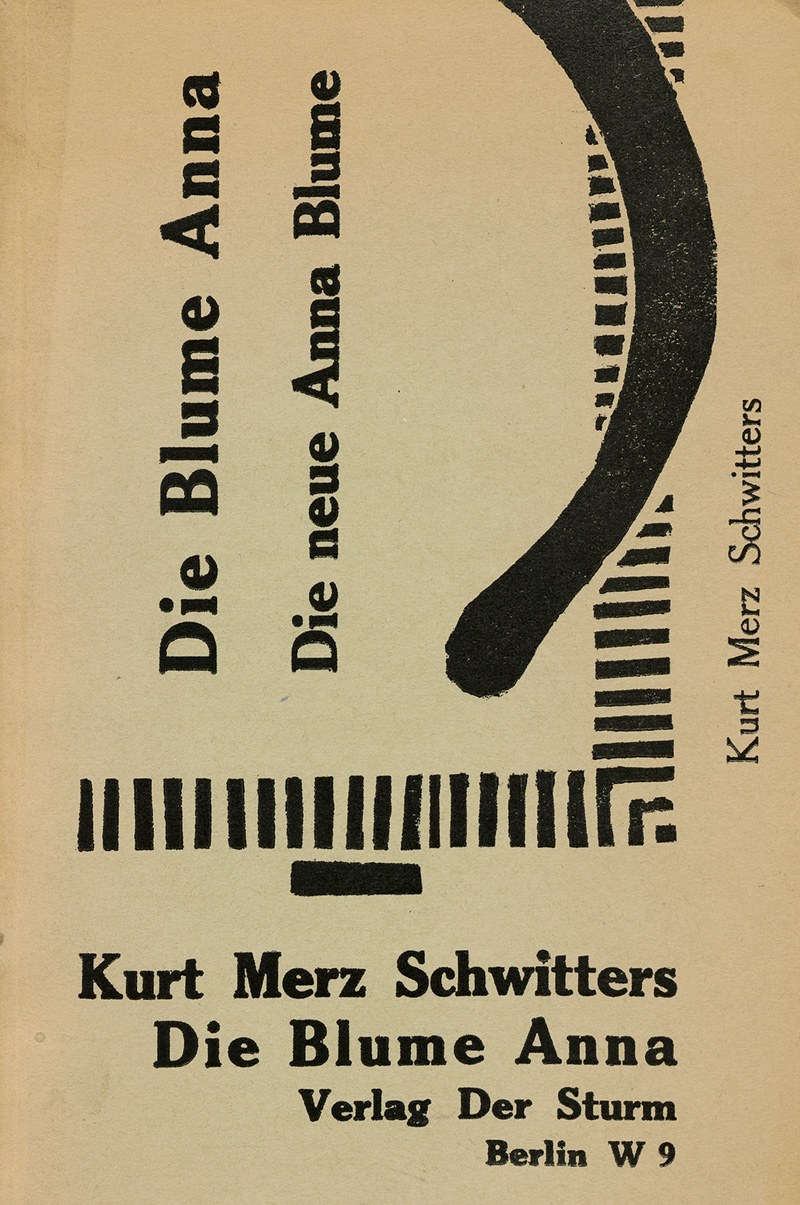 Lot 3367, Auction  126, Schwitters, Kurt und , Die Blume Anna. Die neue Anna Blume