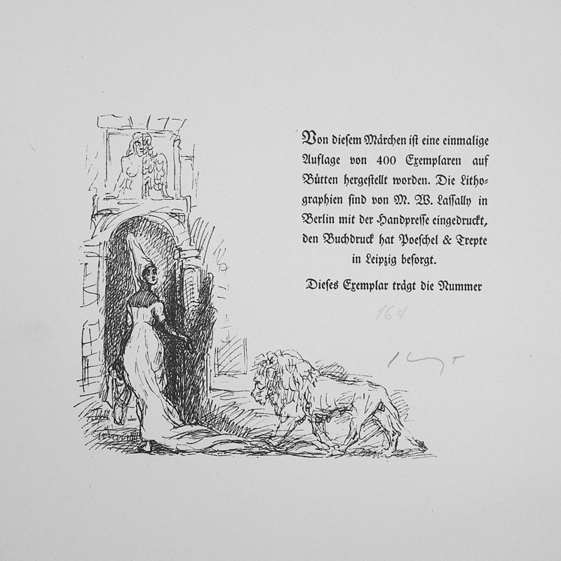 Lot 3375, Auction 126, Slevogt, Max, Konvolut von 6 Werken. Berlin 1920-1924