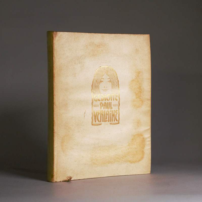 Lot 3387, Auction 126, Verlaine, Paul, Ausgewählte Gedichte. Pergamentband. Leipzig, Insel, 1906. - 100 Exemplare