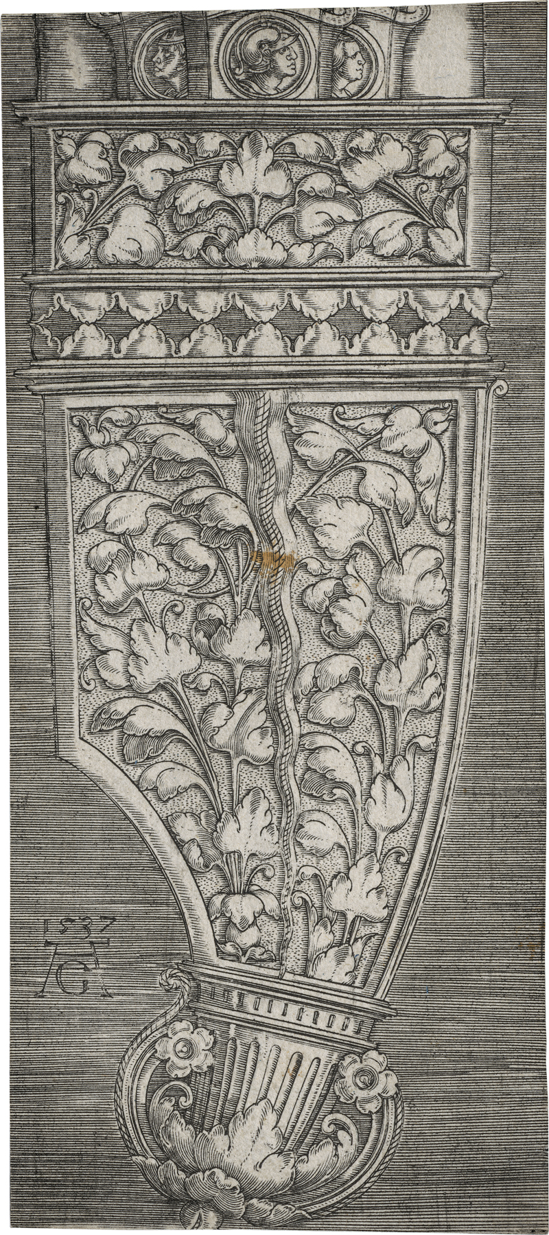 Lot 5004, Auction 126, Aldegrever, Heinrich, Ornament für die Spitze einer Dolchscheide