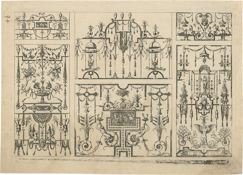 Lot 5008, Auction 126, Androuet du Cerceau, Jacques, Livre de Grotestques