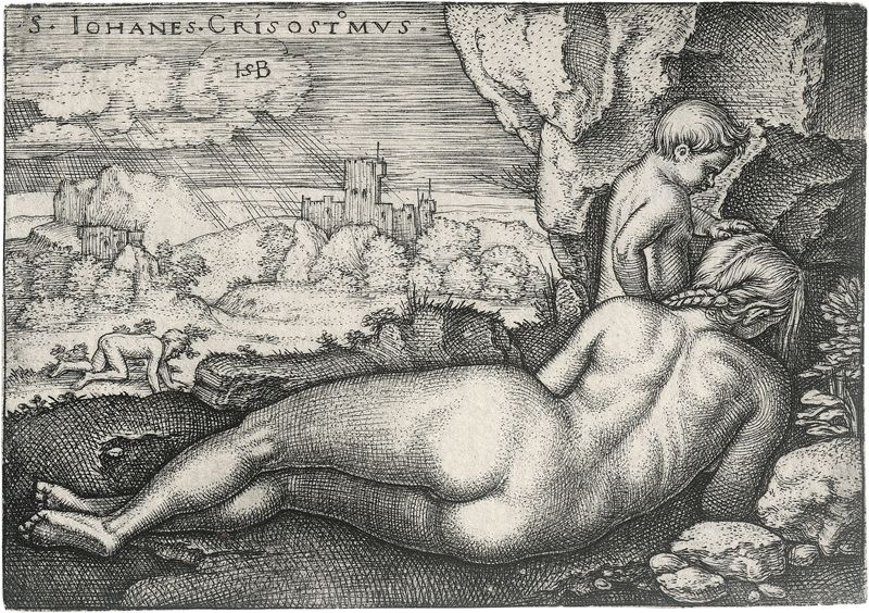 Lot 5019, Auction 126, Beham, Sebald, Die Buße des hl. Johannes Chrysostomus