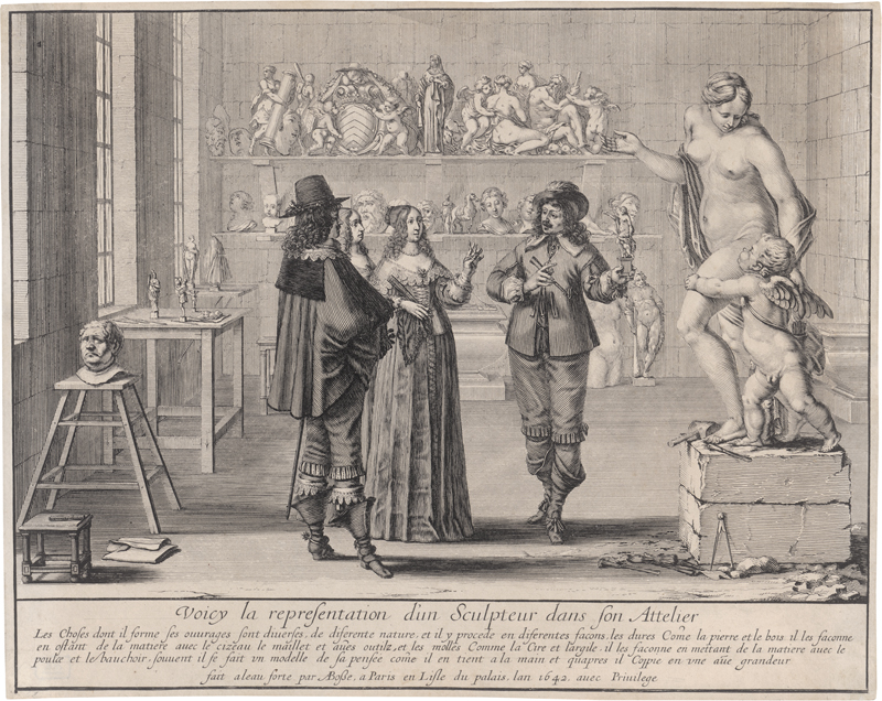 Lot 5035, Auction 126, Bosse, Abraham, Der Bildhauer in seinem Atelier