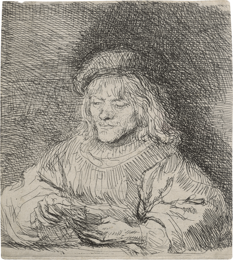 Lot 5201, Auction  126, Rembrandt Harmensz. van Rijn, Der Kartenspieler