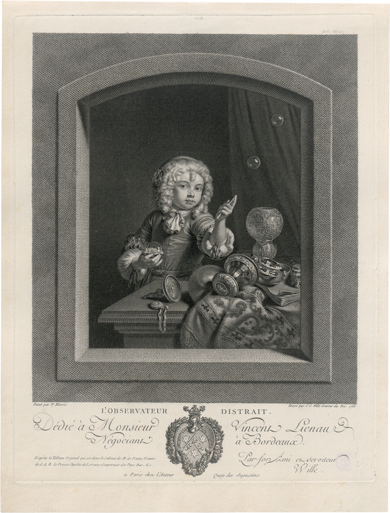 Lot 5343, Auction  126, Wille, Johann Georg, L'observateur distrait