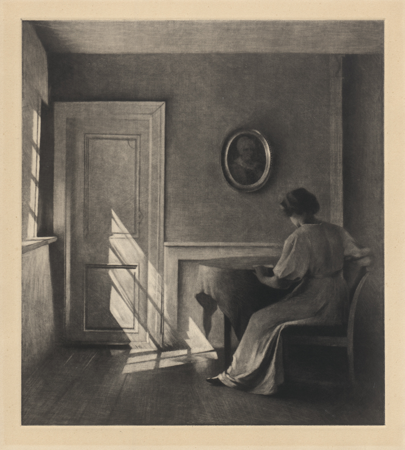 Lot 5374, Auction  126, Ilsted, Peter, Sonnenstrahlen an einer Tür