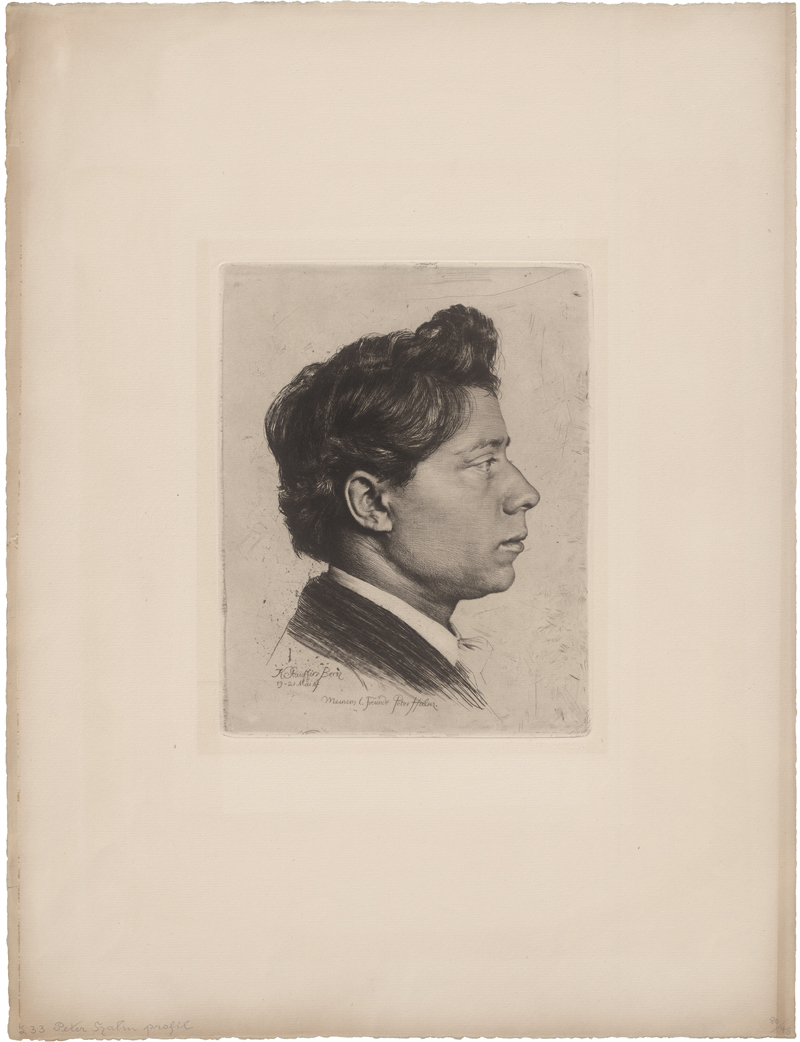 Lot 5414, Auction 126, Stauffer-Bern, Karl, Peter Halm im Profil