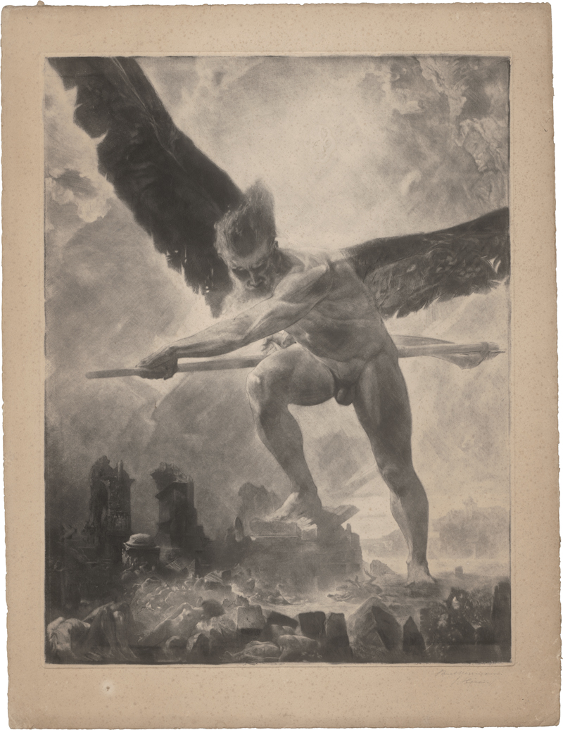 Lot 5433, Auction 126, Herrmann, Paul, "Zeit": Chronos mit seiner Sense