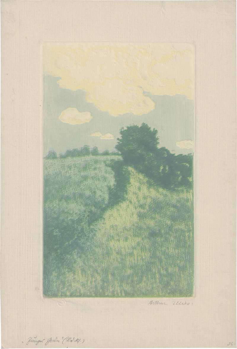 Lot 5434, Auction  126, Illies, Arthur, Junges Grün