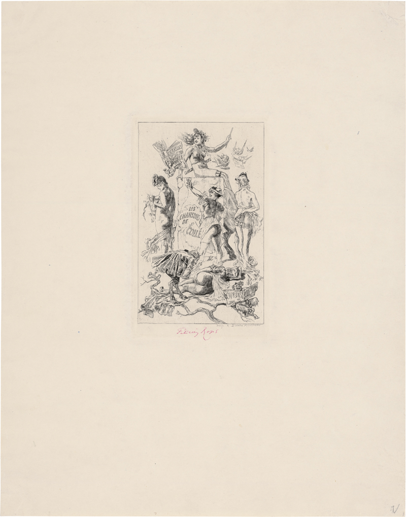 Lot 5458, Auction 126, Rops, Félicien, Les Chansons de Collé