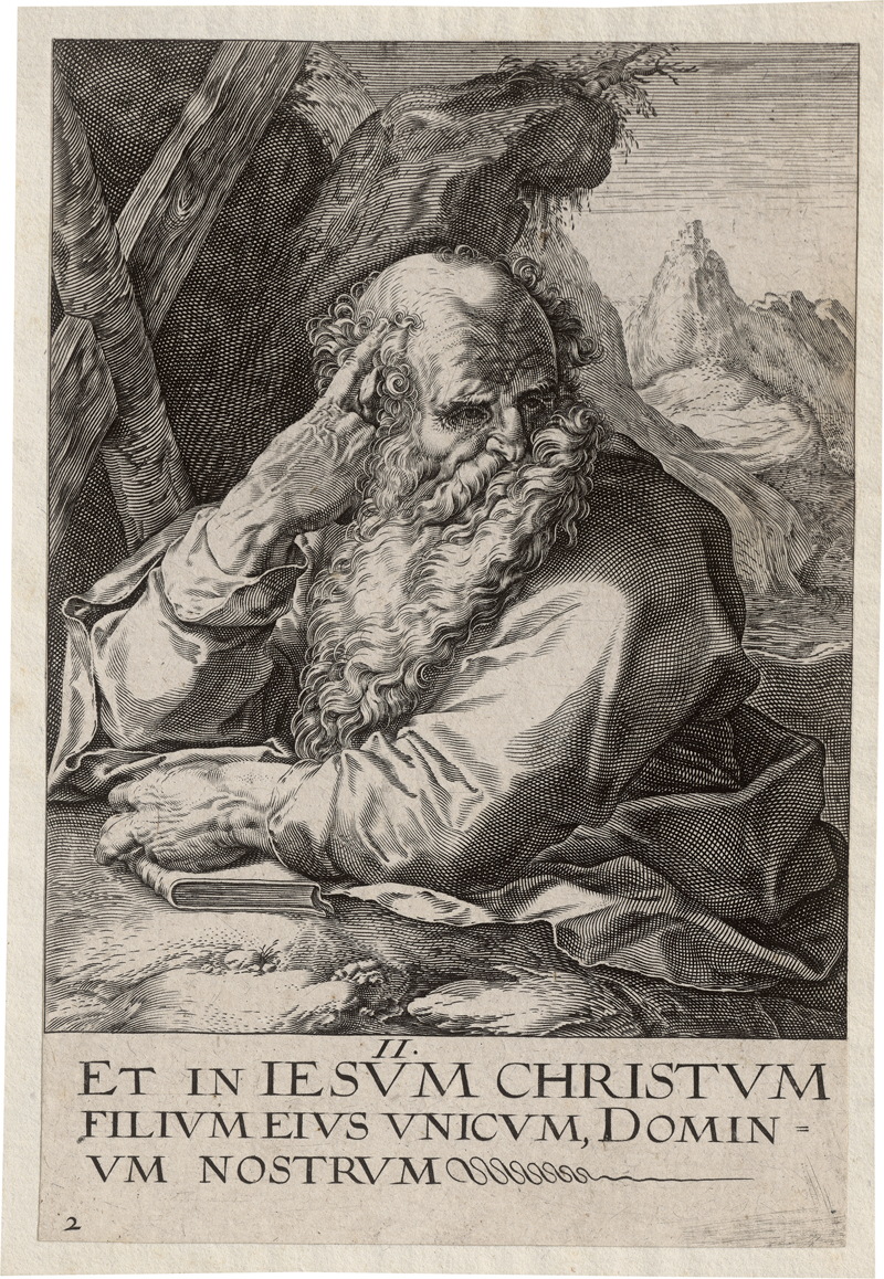 Lot 5560, Auction 126, Goltzius, Hendrick - nach, Christus, die zwölf Apostel und Paulus