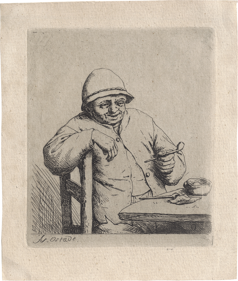 Lot 5635, Auction 126, Ostade, Adriaen van, Der lächelnde Raucher