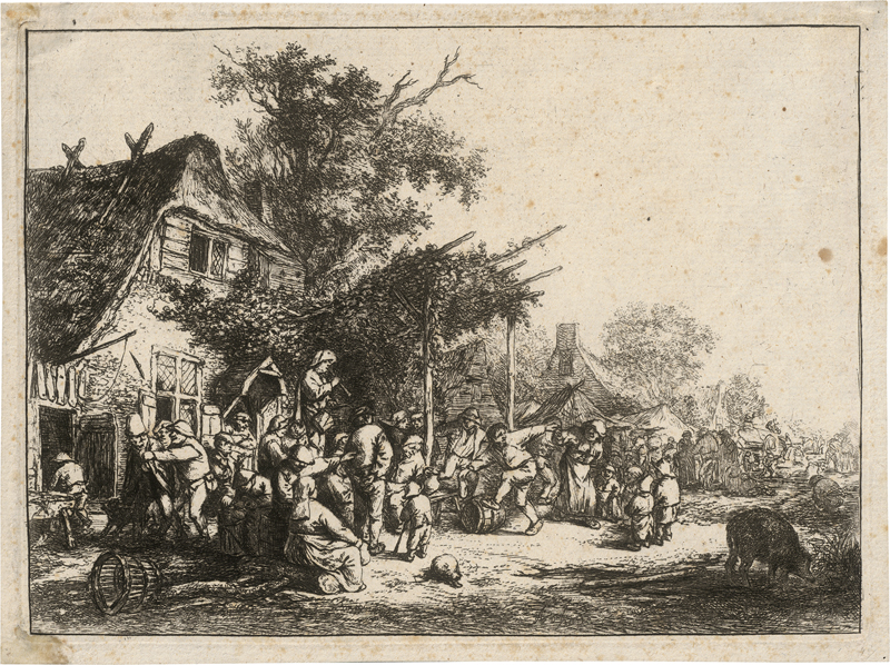 Lot 5644, Auction 126, Ostade, Adriaen van, Der Tanz unter der Laube