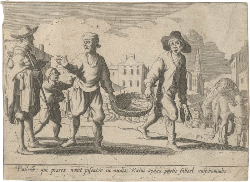 Lot 5712, Auction 126, Wael, Cornelis de, Die Fischverkäufer