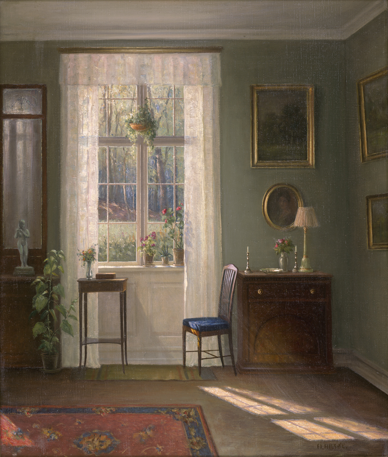 Lot 6162, Auction  126, Hilsøe, Hans, Interieur mit Sonnenstrahlen