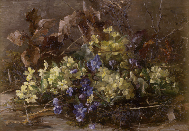 Lot 6213, Auction 126, Egner, Marie, Frühlingsblumen und Herbstlaub