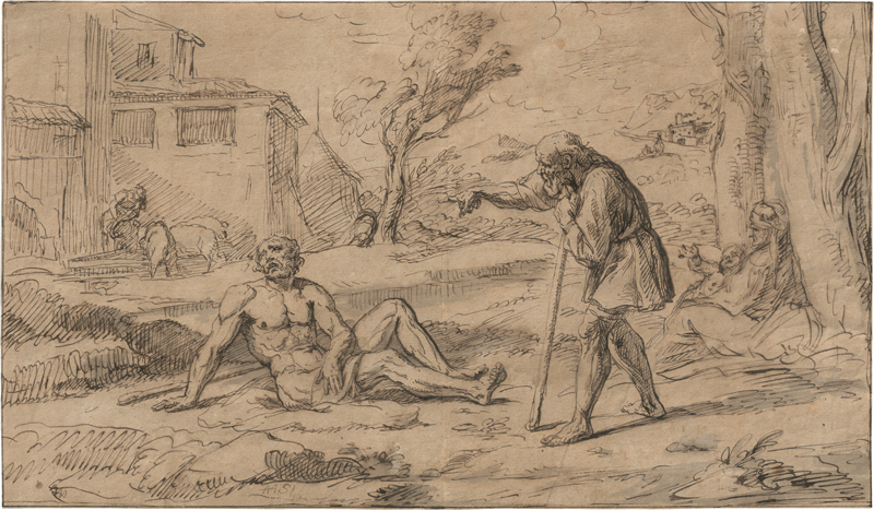 Lot 6518, Auction 126, Sieneser Schule, 16. Jh. Der verlorene Sohn