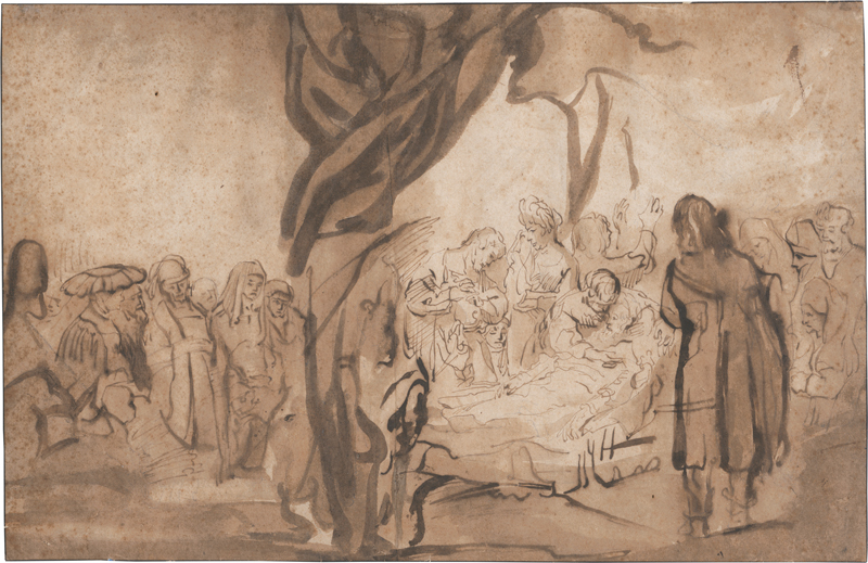 Lot 6539, Auction 126, Rembrandt Harmensz. van Rijn - Nachfolge, Der Tod Jakobs