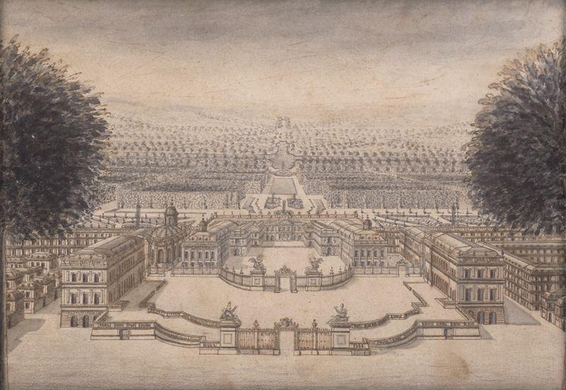 Lot 6546, Auction 126, Diesel, Matthias, Versailles: Prospect und perspektiv der königlichen Residenz und Lustgarten Versailles