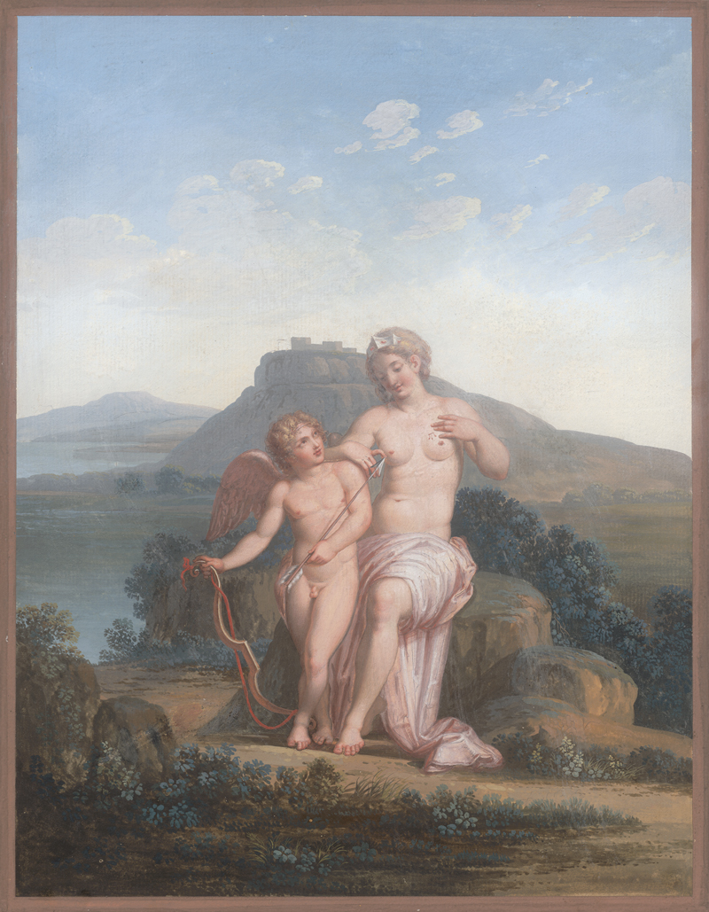 Lot 6614, Auction 126, Maestri, Michelangelo, Venus und Amor in einer Landschaft