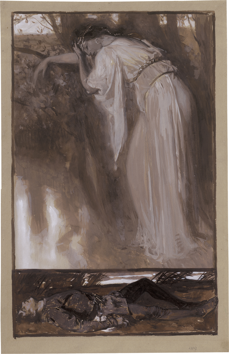 Lot 6736, Auction  126, Deutsch, um 1900. Elegie