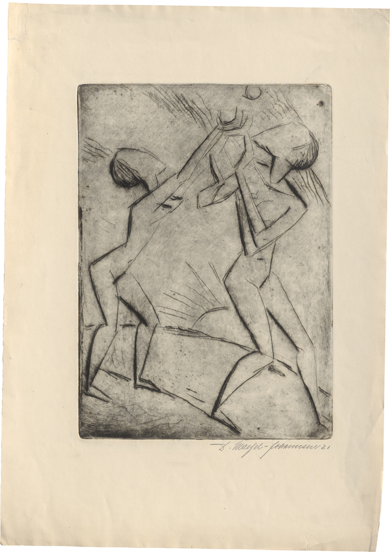 Lot 7080, Auction 126, Maetzel-Johannsen, Dorothea, Ballspiel am Strand