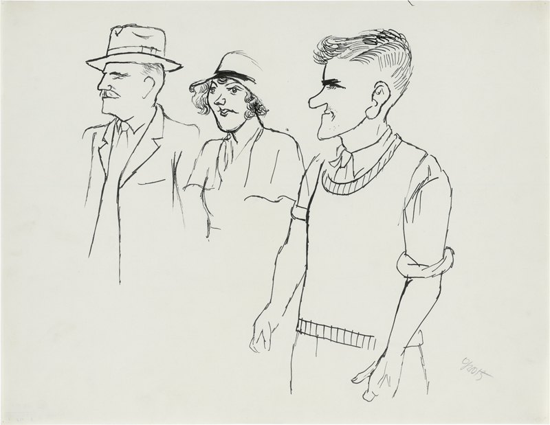 Lot 7093, Auction 126, Grosz, George, Passanten Berlin