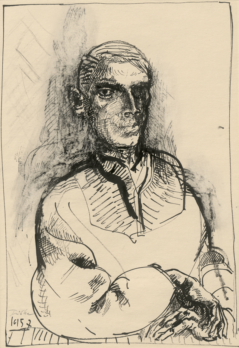 Lot 7169, Auction  126, Tübke, Werner, Selbstbildnis