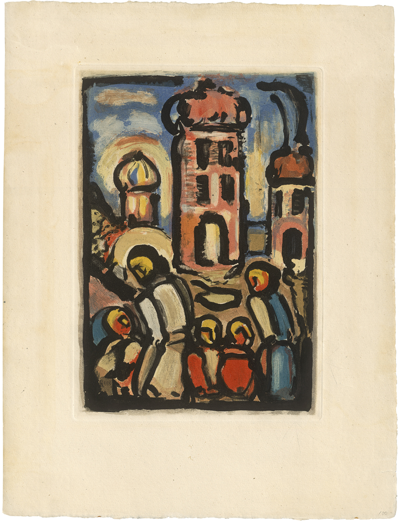 Lot 8248, Auction 126, Rouault, Georges, Christ et Pauvres