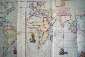 Los 35 - Senex, John - A correct sea chart of the whole world - 9 - thumb