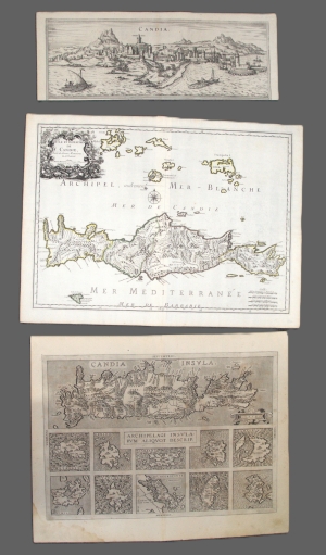 Los 158 - Kreta - Konvolut von 10 teils kolorierten Kupferkarten - 2 - thumb